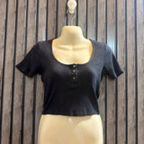 Chest 18  Length 15  Fabric Jersey Women’s Western Wear Crop Top