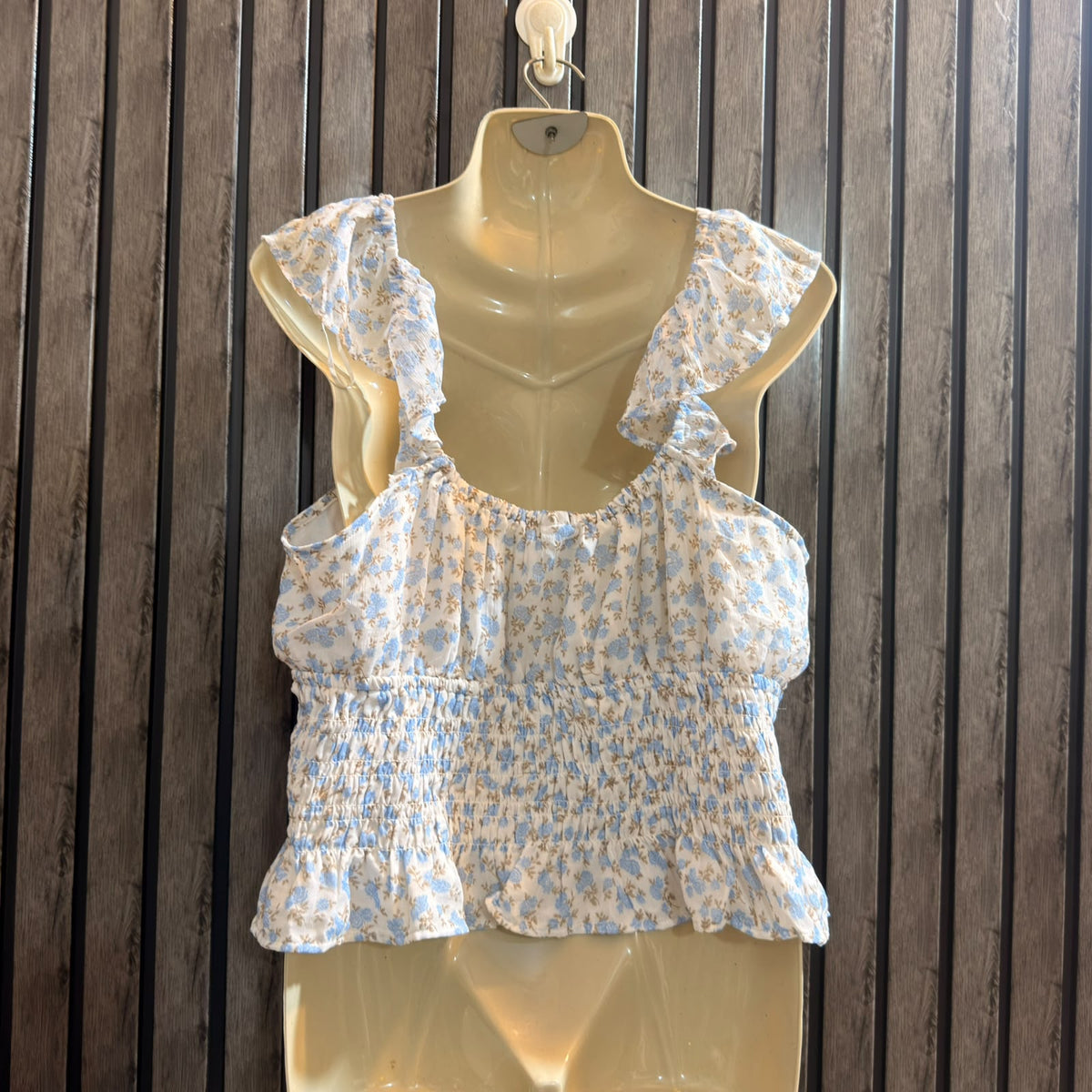 Chest 20  Length19  Fabric Chiffon Women’s Premium Fashion Crop Top
