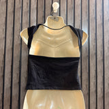 Chest 17  Length 16  Fabric Jersey Women’s Essential Crop Top