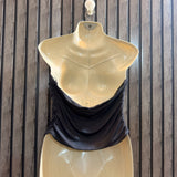 Chest 21  Length 13  Fabric Jersey Women’s Chic Crop Top