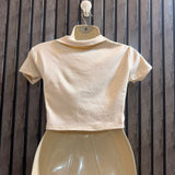 Chest 17  Length 13  Fabric Jersey Women’s Premium Crop Top