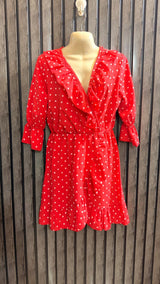 Chest 20  Length 33  Fabric Silk Ladies Chic Party Wear Mini Dress