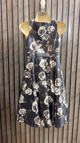 Chest 17  Lenght 36  Fabric Cotton Silk Women’s Elegant Western Mini Dress