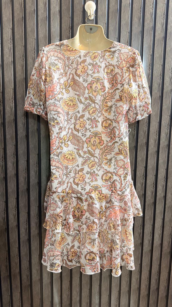 Chest 19  Lenght 35  Fabric Chiffon Branded Women’s Glam Mini Party Dress