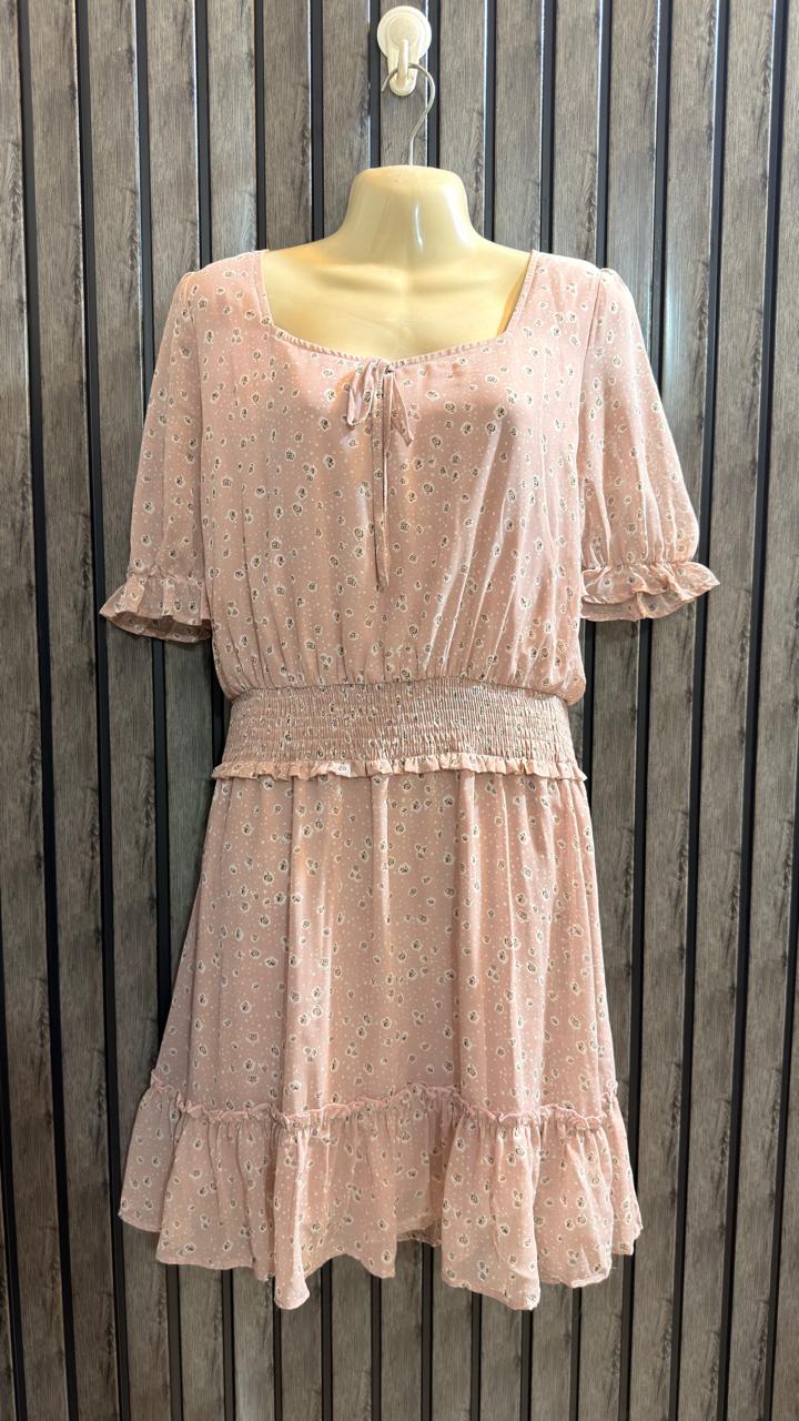 Chest 19  Length 36  Fabric Chiffon Ladies Premium Western Mini Party Dress