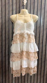 Chest Small  Fabric Chiffon Western Party Wear Mini Dress
