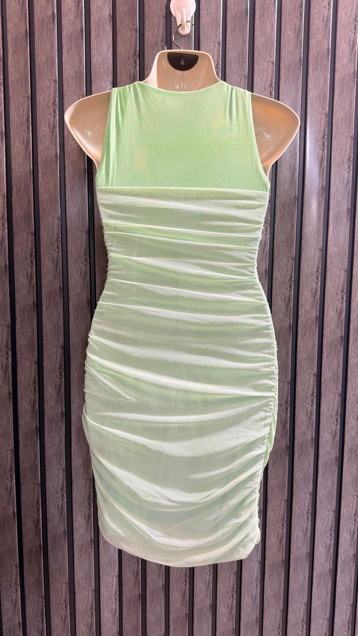Chest 17  Lenght 32  Fabric Net Stylish Women’s Western Party Mini Dress