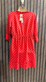 Chest 20  Length 33  Fabric Silk Ladies Chic Party Wear Mini Dress
