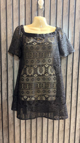 Chest 18  Lenght 29  Fabric Net Women’s Western Party Wear Mini Dress
