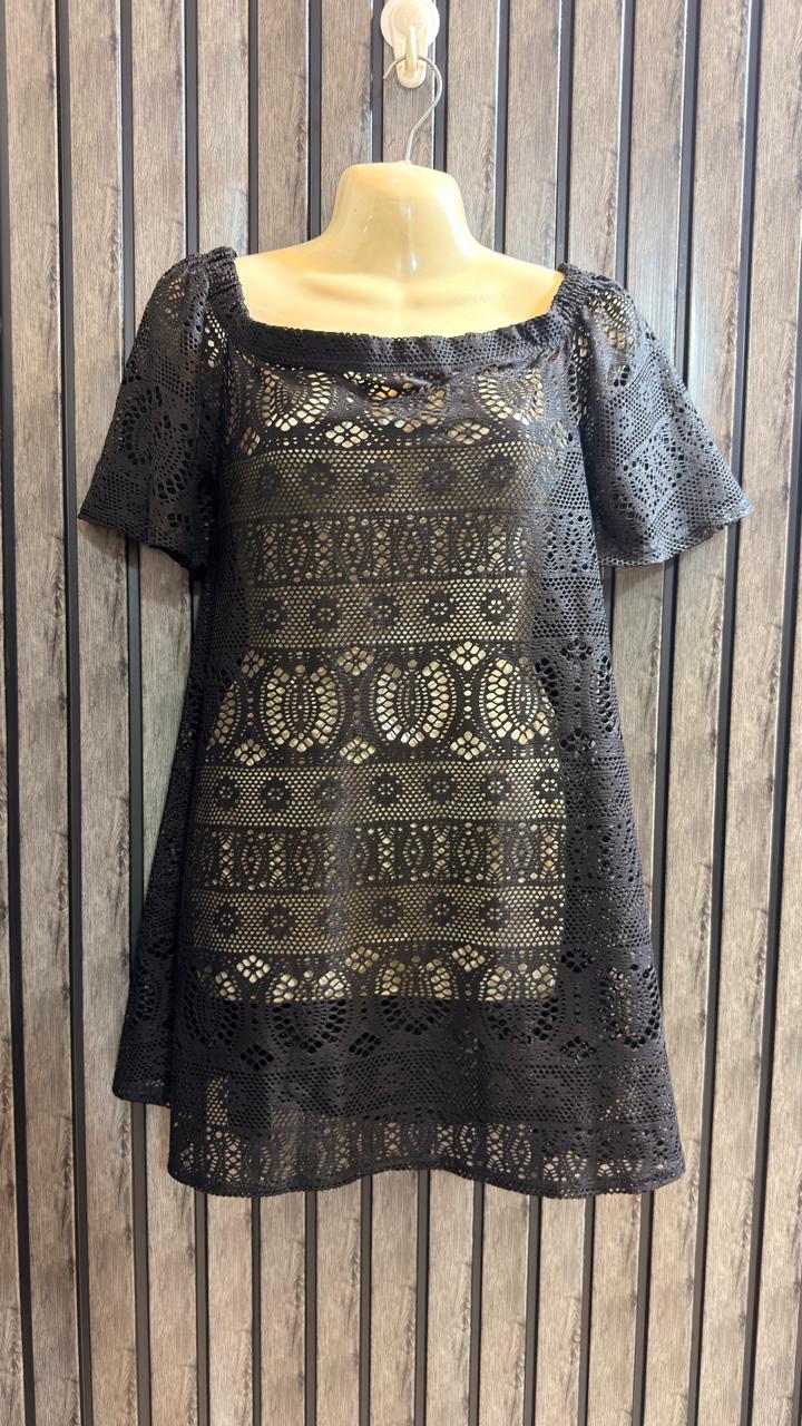 Chest 18  Lenght 29  Fabric Net Women’s Western Party Wear Mini Dress