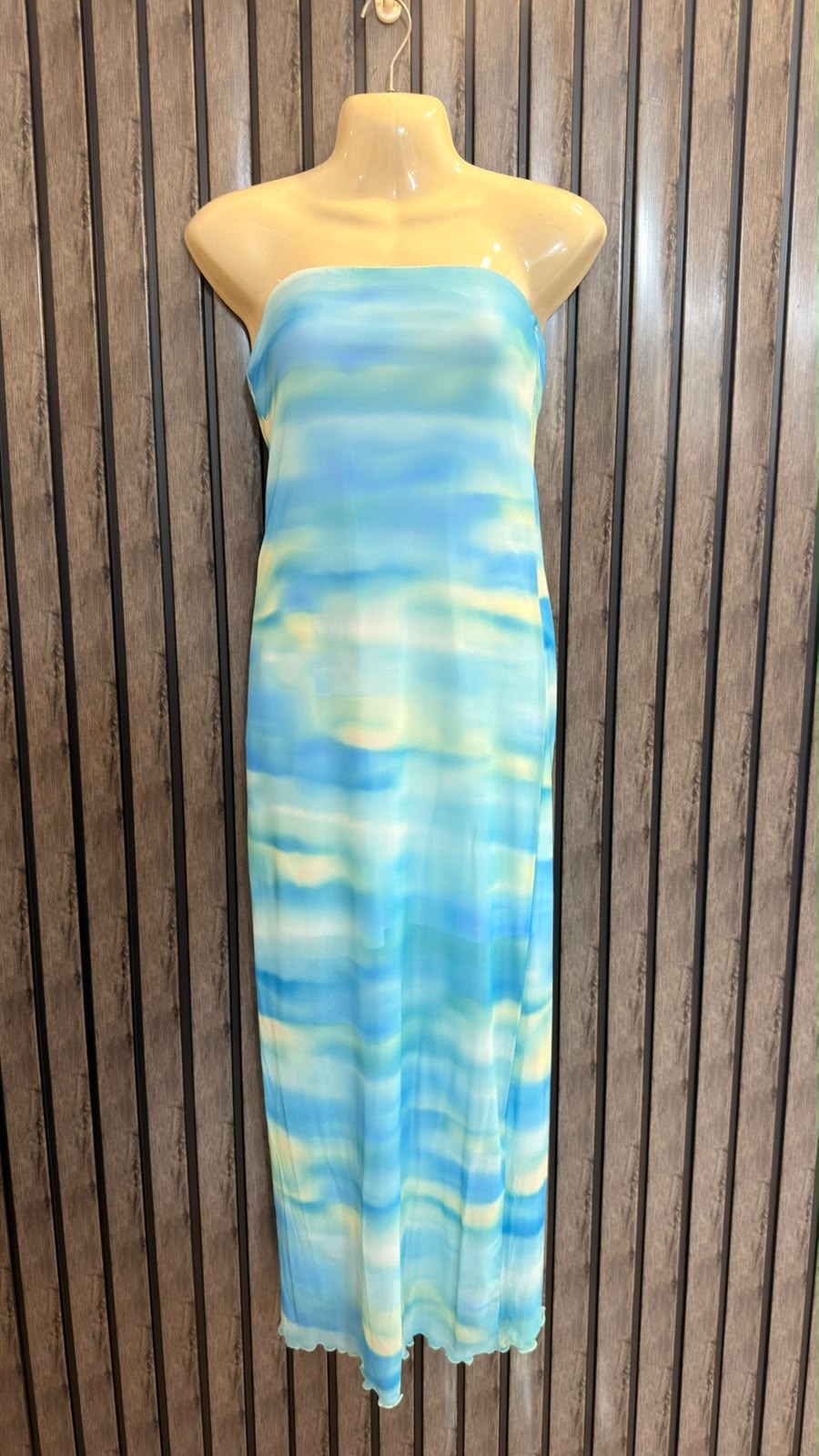 Chest 16  Lenght 45  Fabric net  and Jersey Fashionable Western Maxi Dress for Women