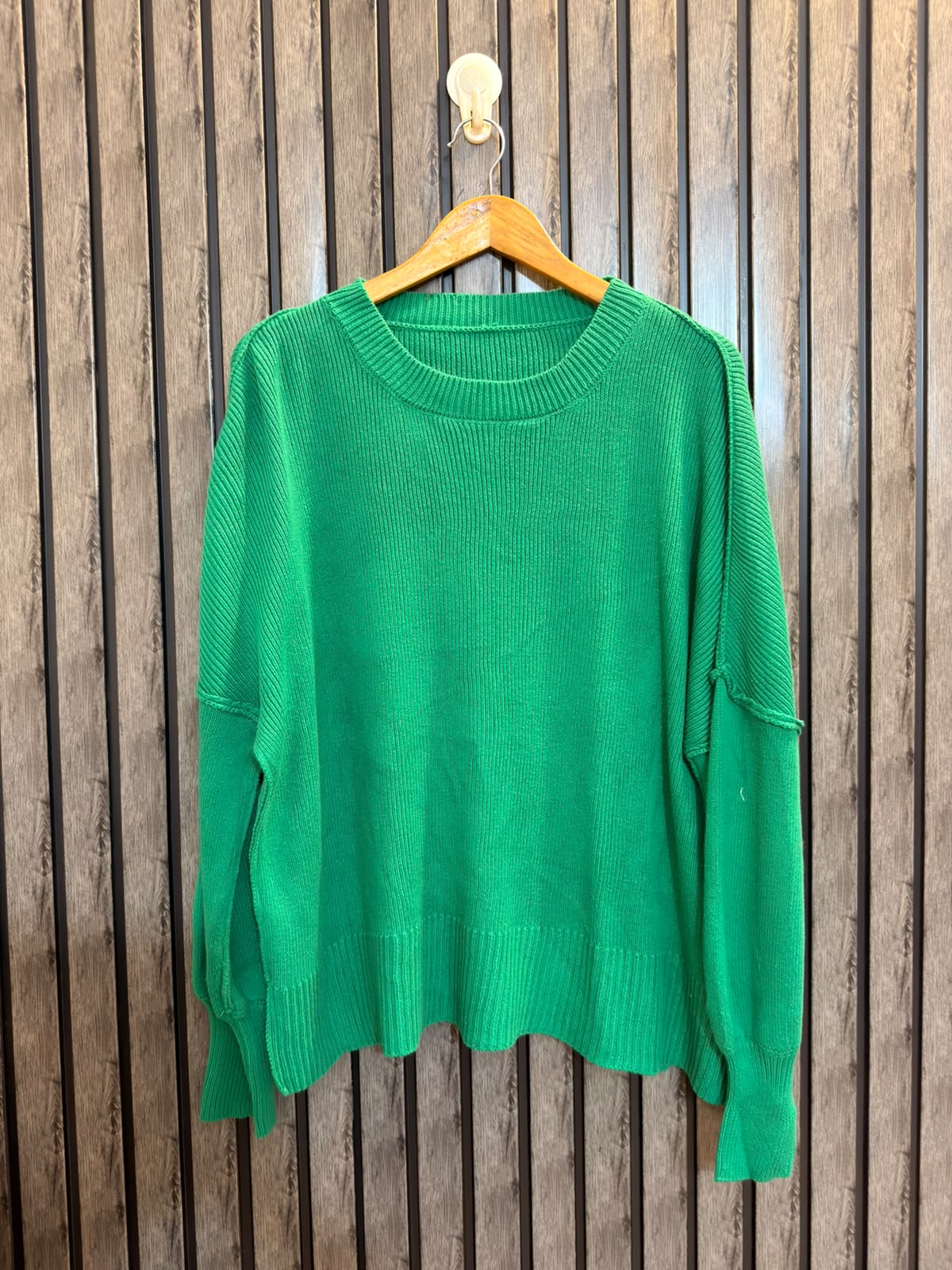 Chest small  baggy style  Lenght 27 Ladies Sweaters
