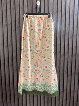 Waist 30  Lenght 41  Fabric silk Ladies Skirt Collection