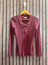 Chest 19  Lenght 23 Women’s Elegant Full Sleeve Winter Top