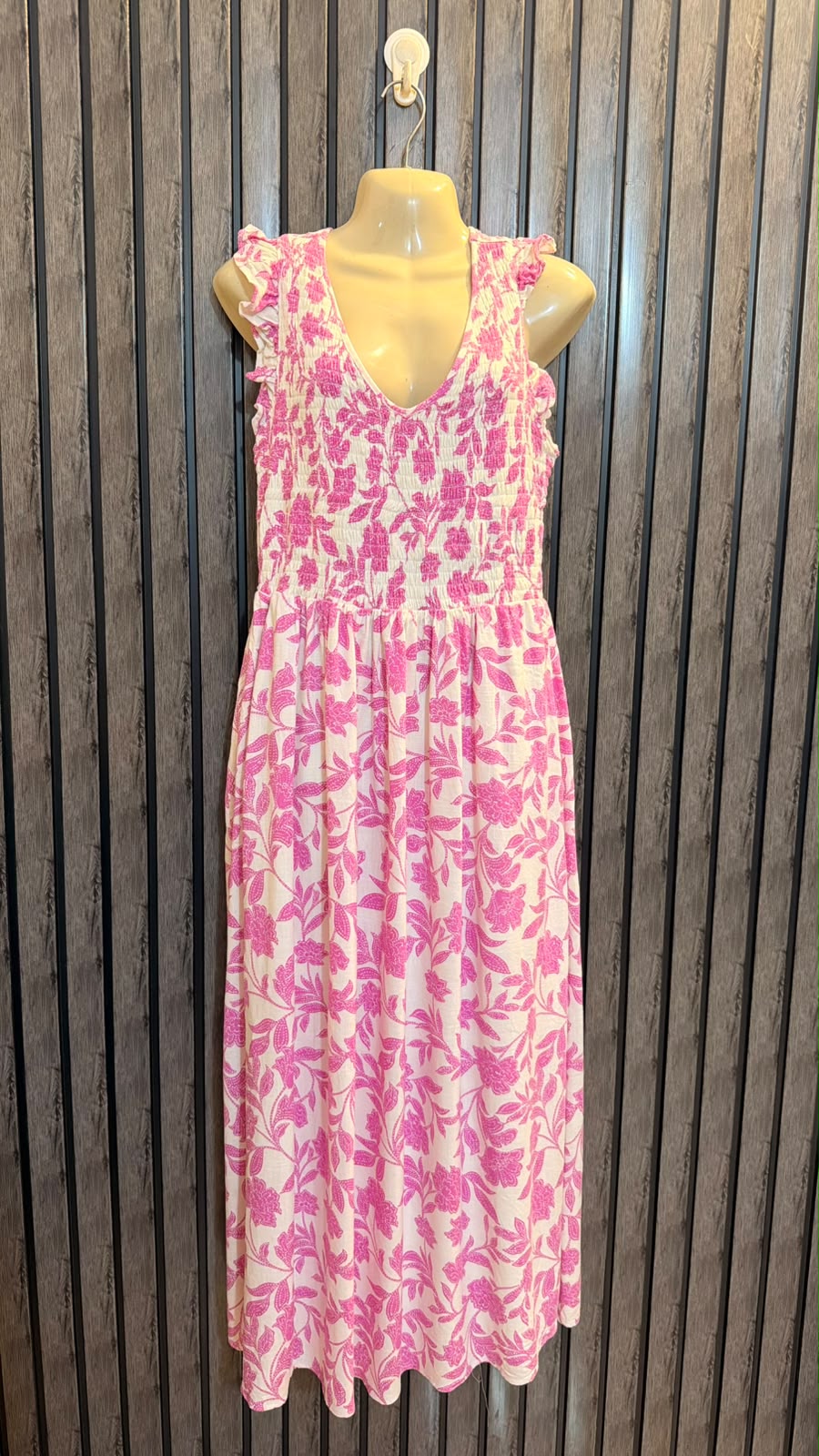Chest 20  Length 51  Fabric Linen Women’s Long Dress