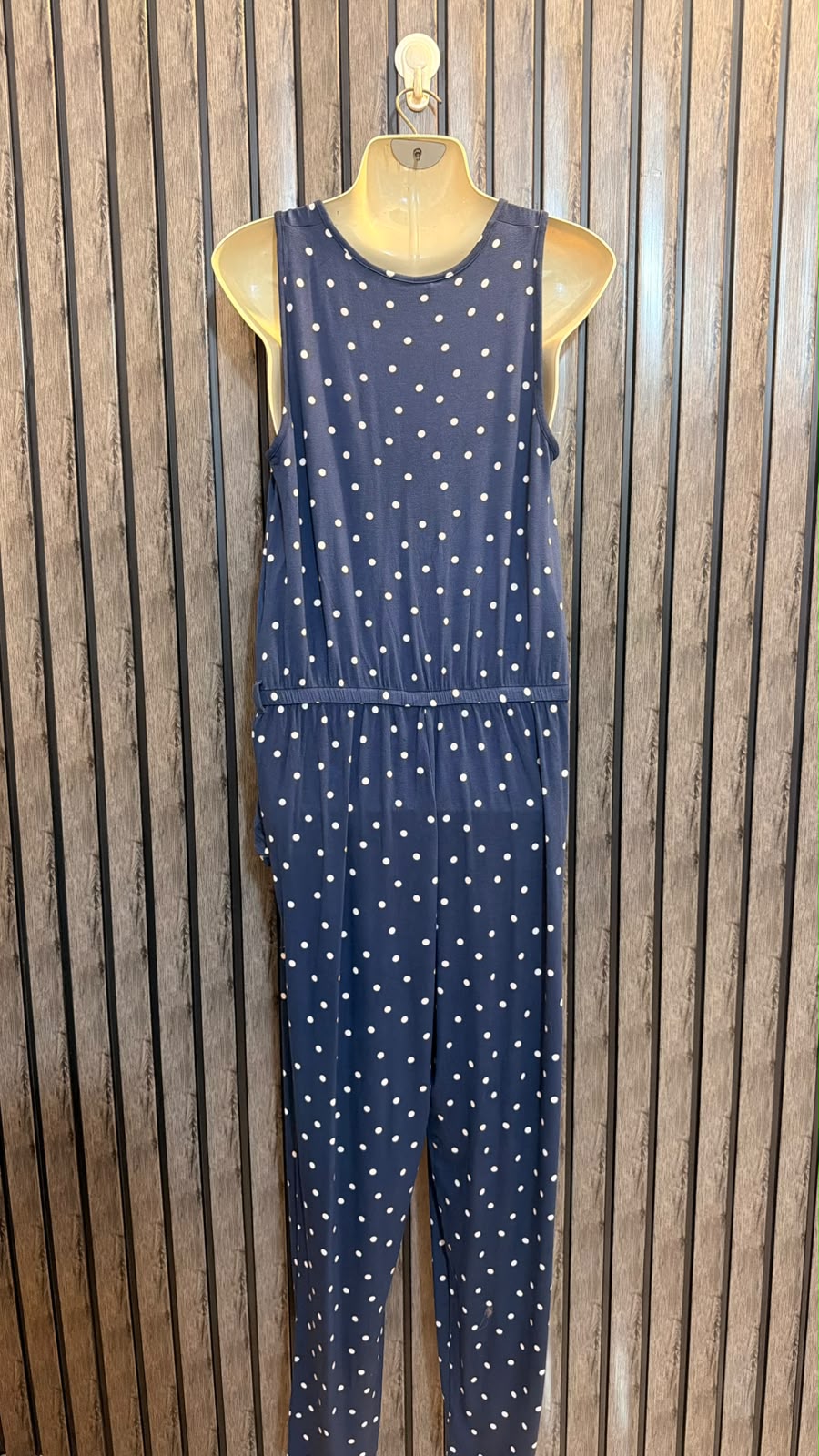 Chest 21  Length 58  Fabric Jersey Western Jumpsuit
