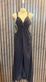Chest 18  Length 59  Fabric Chiffon Women’s Designer Long Dress
