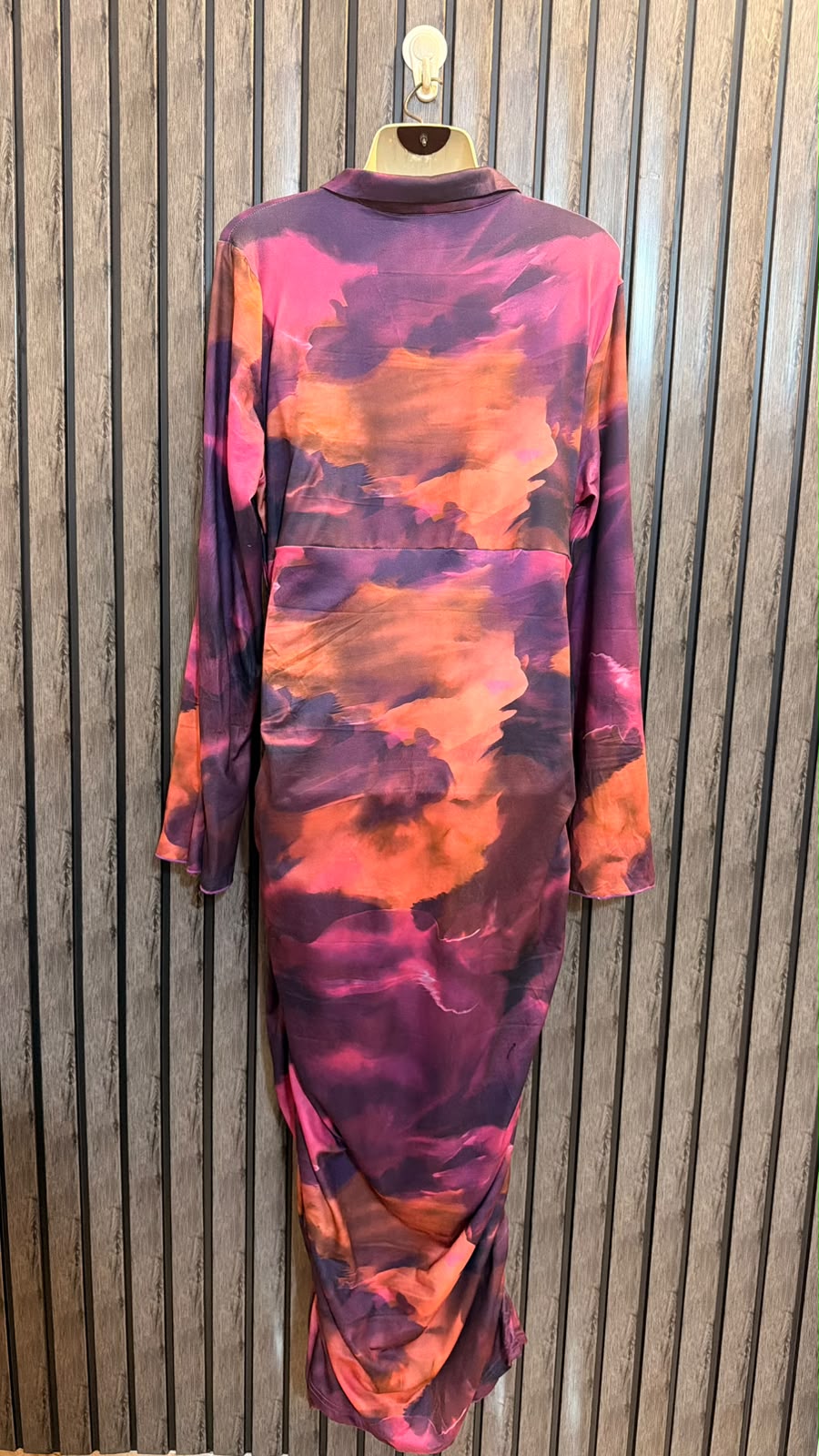 Chest 21  Length 58  Fabric Silk Jersey Women’s Branded Long Dress