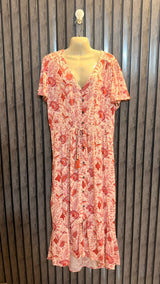 Chest 23  Length 50 To 54  Fabric Cotton Luxury Western Maxi Dress