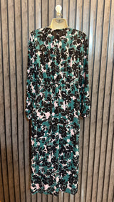 Chest 18  Length 51  Fabric Georgette Elegant Western Style Women’s Long Maxi Dress