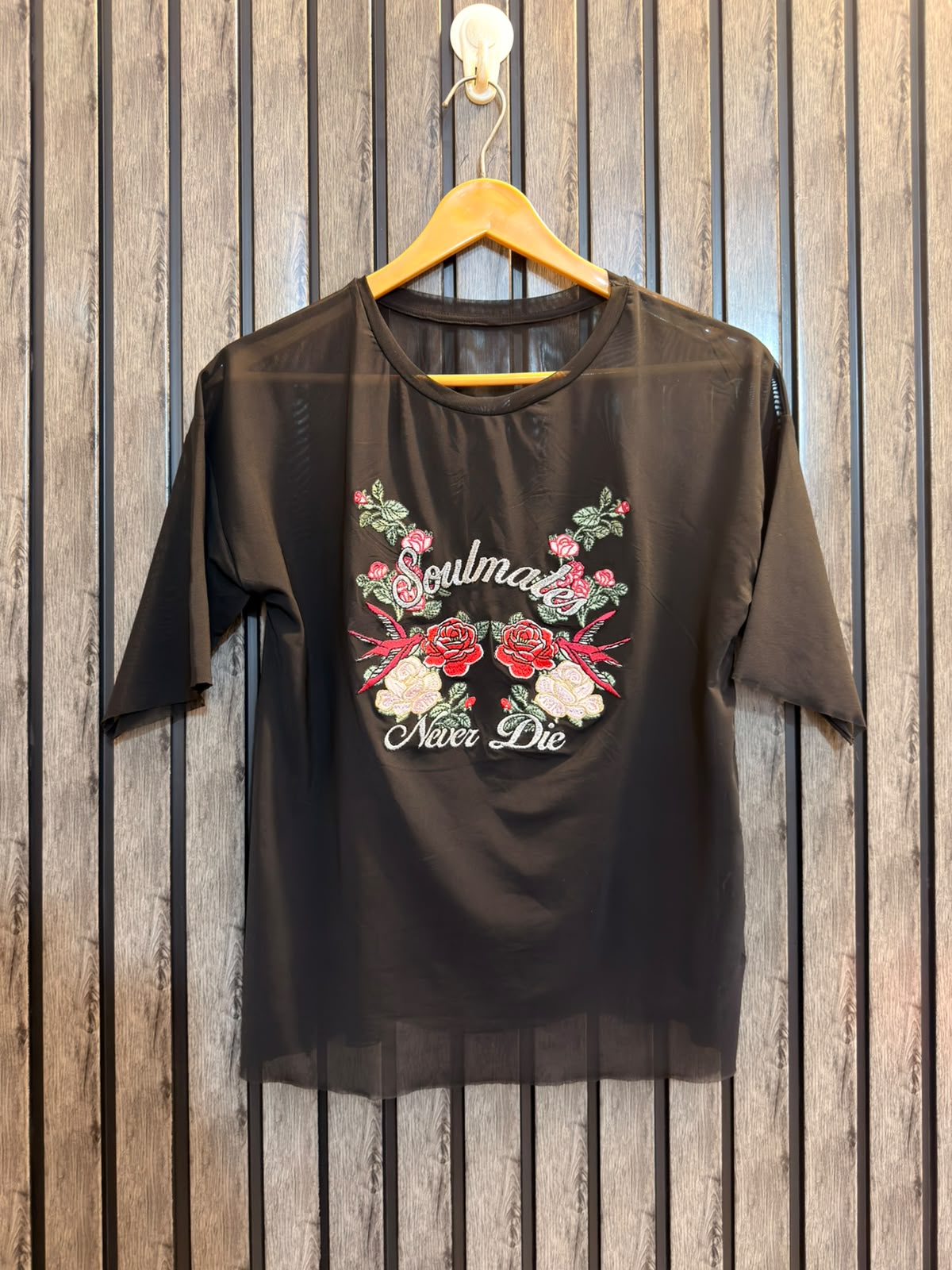 Chest 18  Lenght 22  Fabric net Must-Have Crop Tops for Ladies