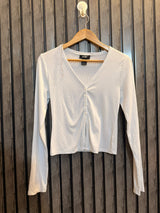 Chest 19  Lenght 19  Fabric jersey Designer Crop Tops for Ladies