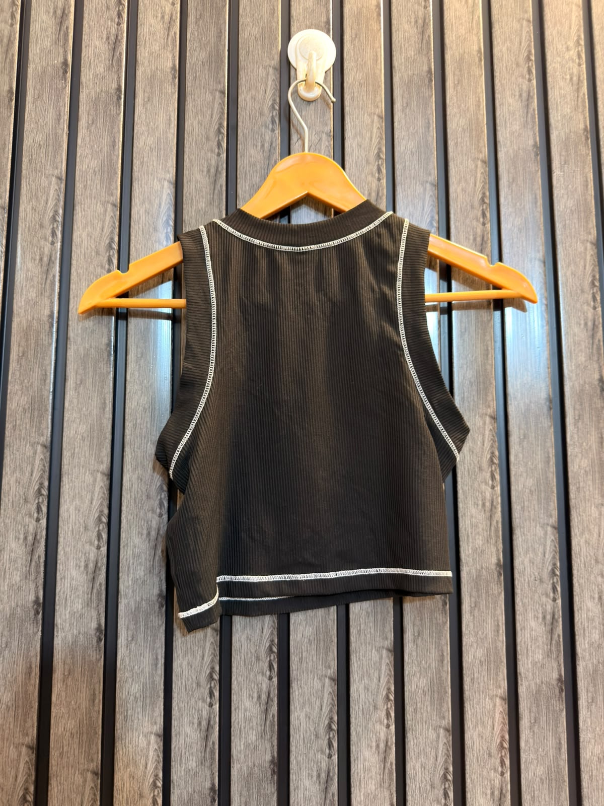Chest 17  Lenght 14  Fabric jersey Casual Western Tops for Ladies
