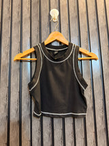 Chest 17  Lenght 14  Fabric jersey Casual Western Tops for Ladies