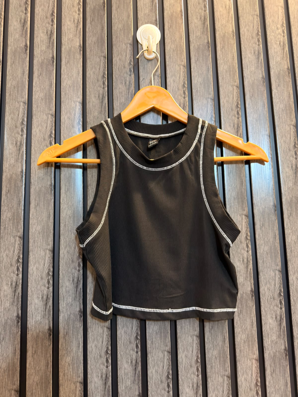 Chest 17  Lenght 14  Fabric jersey Casual Western Tops for Ladies