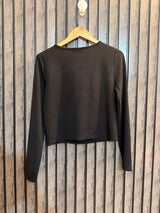 Chest 19  Lenght 19  Fabric jersey Easy-to-Style Crop Tops for Women