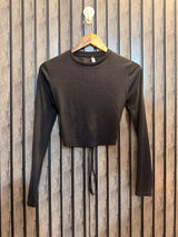 Chest 17  Lenght 16  Fabric silk jersey Crop Tops for Women