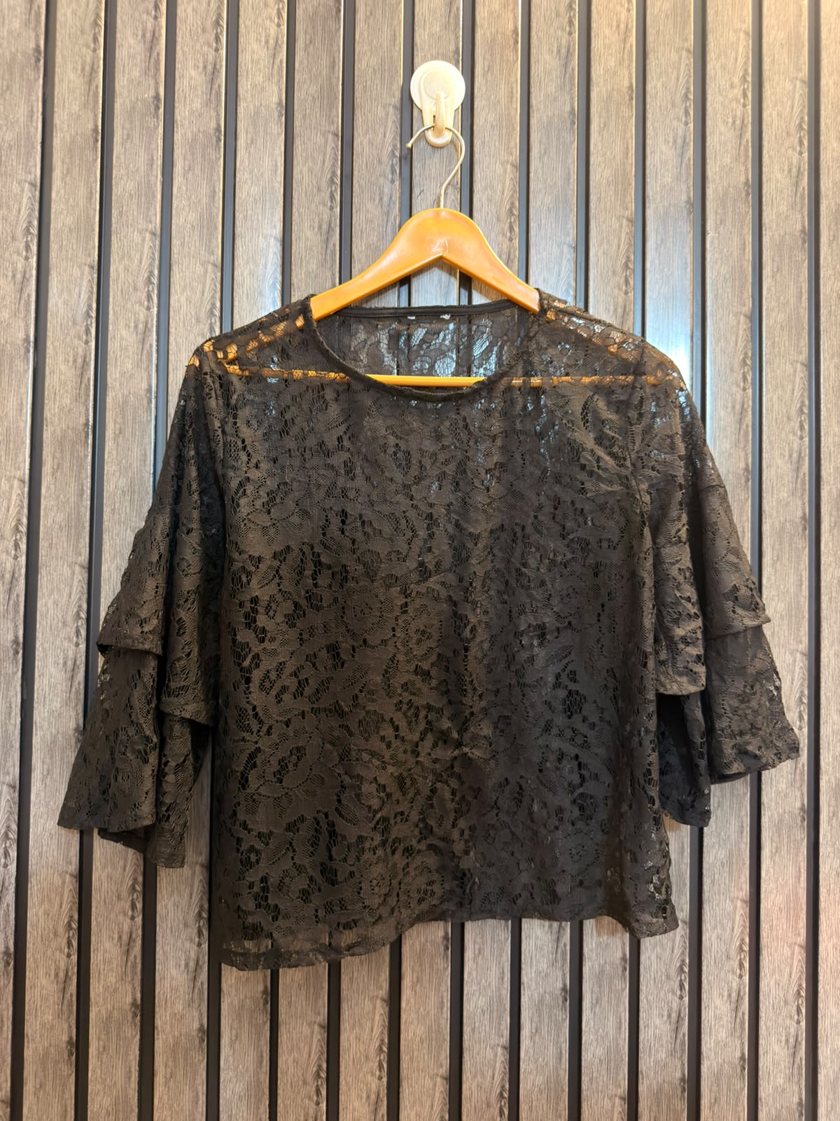 Chest 19  Lenght 21  Fabric net Stylish Western Crop Tops for Women