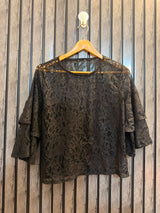 Chest 19  Lenght 21  Fabric net Stylish Western Crop Tops for Women