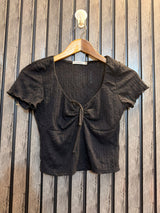 Chest 17  Lenght 16  Fabric rayon Fashion-Forward Women’s Crop Tops