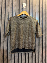 Chest 18  Lenght 19 to 21  Fabric silk jersey Chic Western Tops for Women
