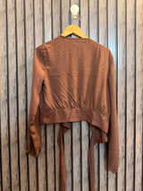 Chest large  Lenght 19  Fabric chiffon Western Branded Women’s Crop Tops