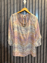 Chest 20  Lenght 26 to 27  Fabric Georgette Women’s Essential Full Sleeve Top