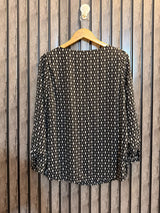Chest 18  Lenght 27  Fabric chiffon Women’s Modern Full Sleeve Top