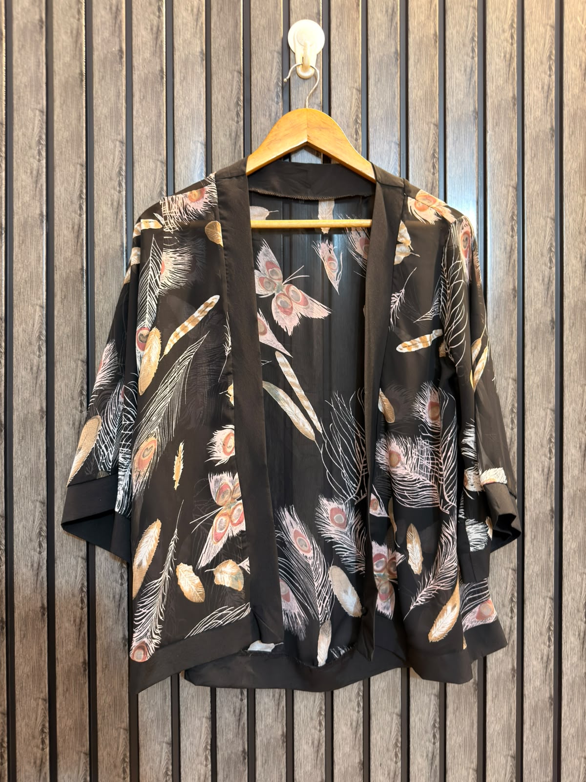Chest small  Lenght 24  Fabric chiffon Trendy Women’s Full Sleeve Top