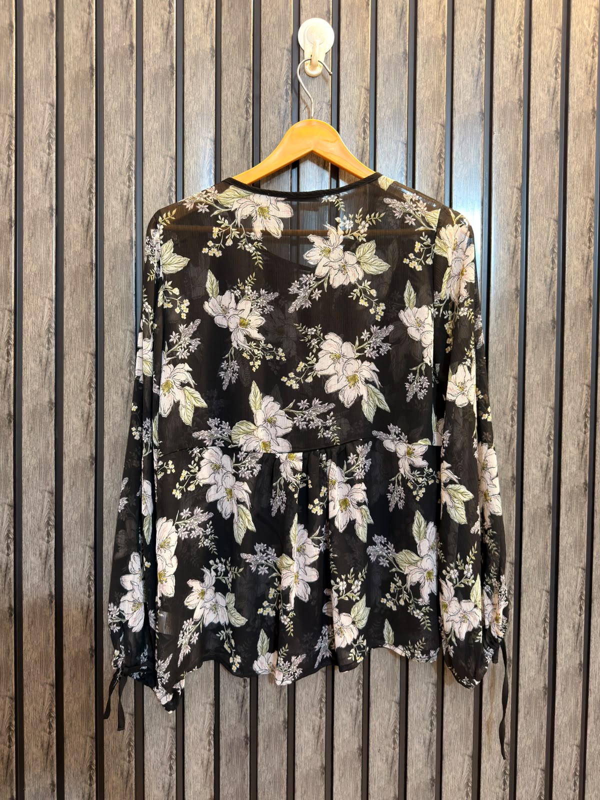 Chest 19  Lenght 25  Fabric chiffon Premium Women’s Full Sleeve Top