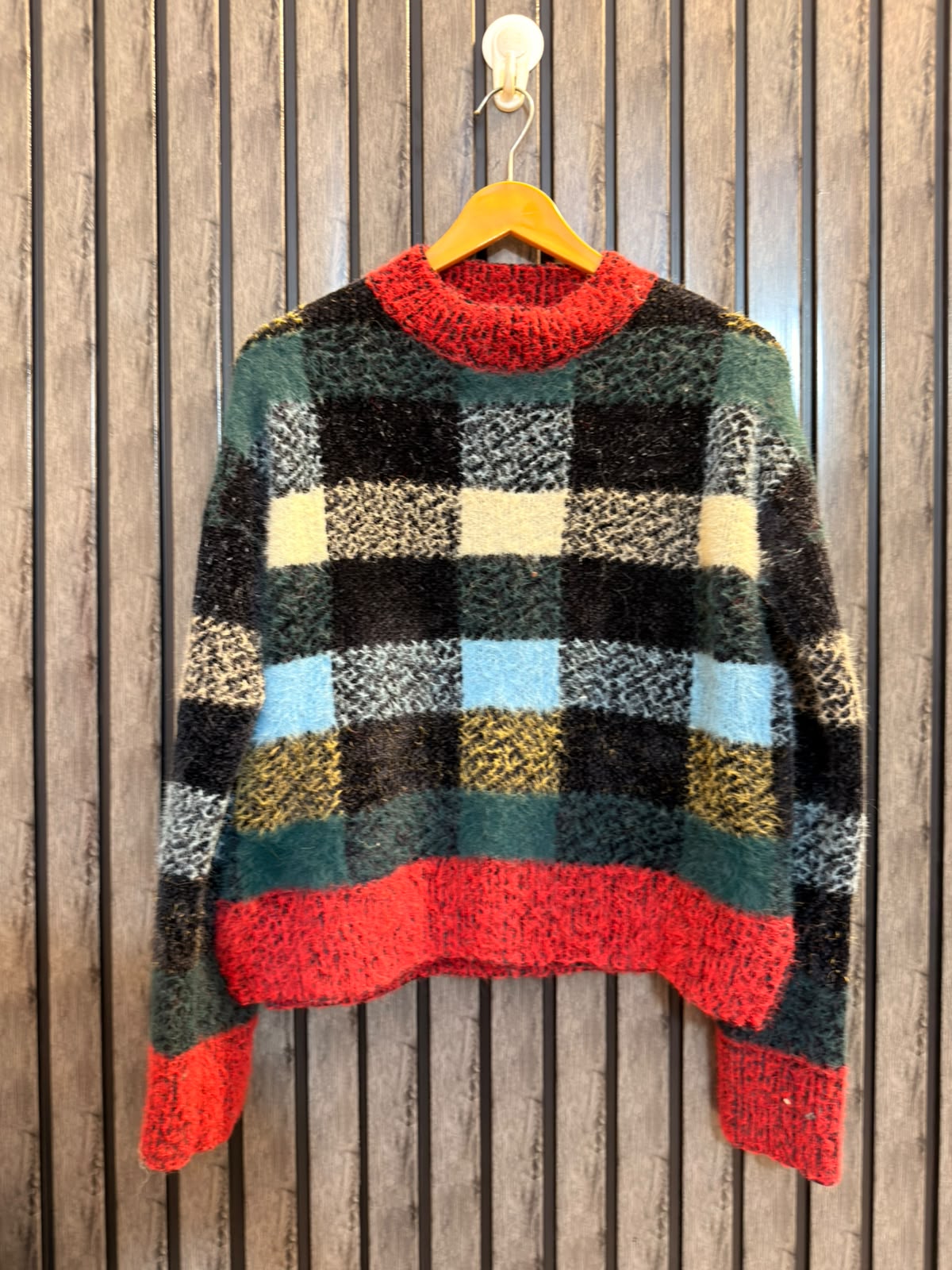 Chest 20  Lenght 21 Stylish Rabbit Wool Sweater