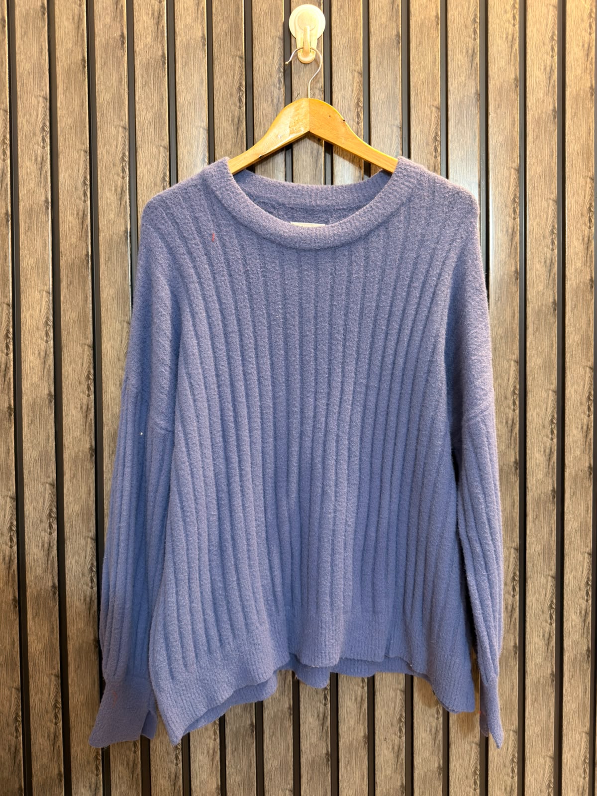 Chest 23  baggy style  Lenght 26 Modern Rabbit Wool Winter Sweater