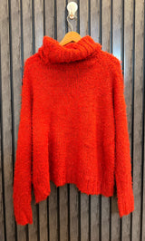 Chest 25  baggy style  Lenght 24 Premium Women’s Rabbit Wool Sweater