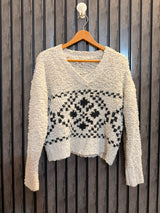 Chest 19  Lenght 20 Elegant Rabbit Wool Sweater