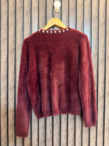 Chest 20  Lenght 22 High-Quality Rabbit Wool Sweater