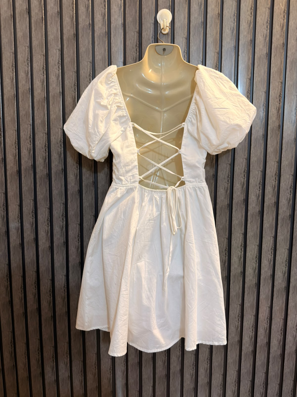 Chest 17  Lenght 34  Fabric cotton Chic Mini Dresses for Women
