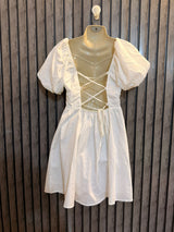 Chest 17  Lenght 34  Fabric cotton Chic Mini Dresses for Women