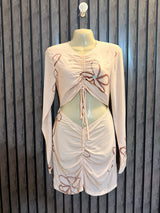 Chest 15  Lenght 33  Fabric chiffon Western Fashion Dresses for Women