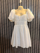 Chest 17  Lenght 34  Fabric cotton Chic Mini Dresses for Women