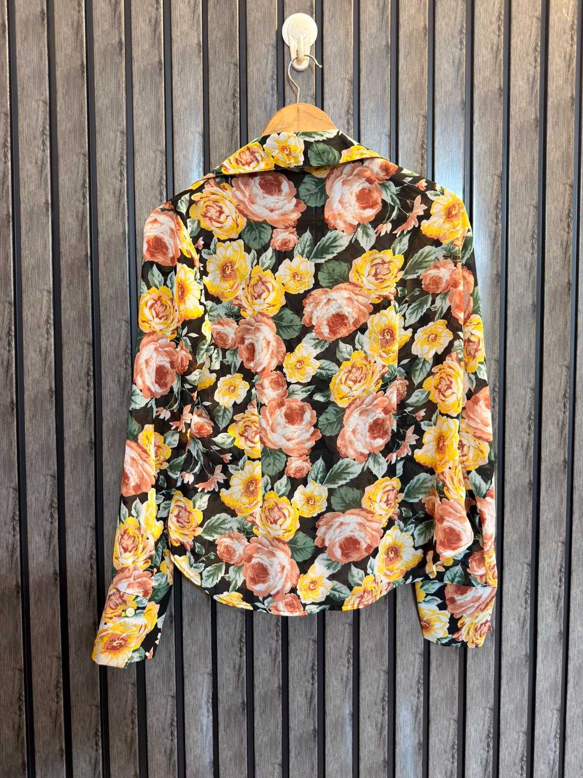 Chest 19  Lenght 23  Fabric chiiffon Chic Western Full Sleeve Top for Women